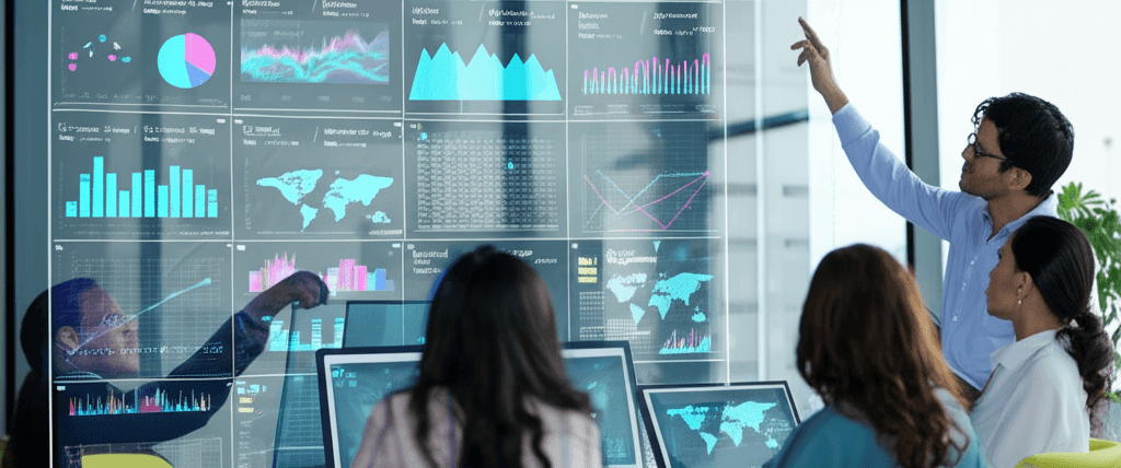 Intelligence analysts collaborating