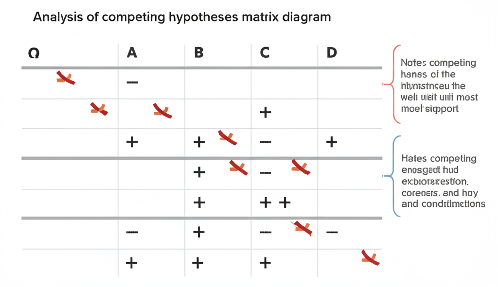 Analysis of Competing Hypotheses icon